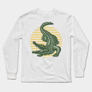 Crocodile Sunset Long Sleeve T-Shirt